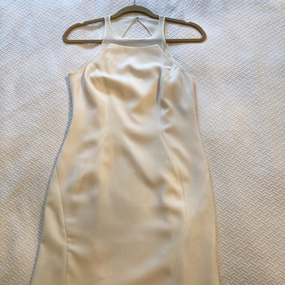White Cocktail Dress - Picture 3 of 4